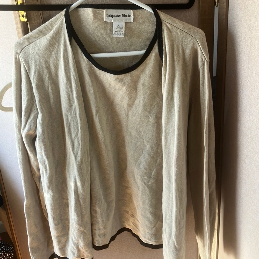 FINAL MARKDOWN Hampshire studio one piece two piece look Sweater large